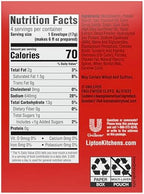 SOUP SECRETS Lipton Instant Soup Cream of Chicken 4 Count For a Warm Cup of Soup Only 60 Calories Per Serving 2.4 oz