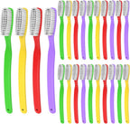 Hard & Firm Toothbrush Stiff Bristle Brush for Smokers Oral Care Teeth Whitening Cleaning for Adult Travel Pack of 24