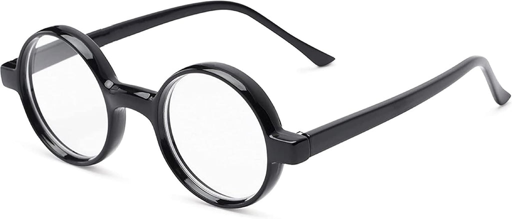 The Wizard, Nerd Style Round Reading Glasses, Totally Round Readers, Black and Brown Tortoise