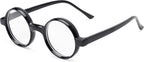 The Wizard, Nerd Style Round Reading Glasses, Totally Round Readers, Black and Brown Tortoise