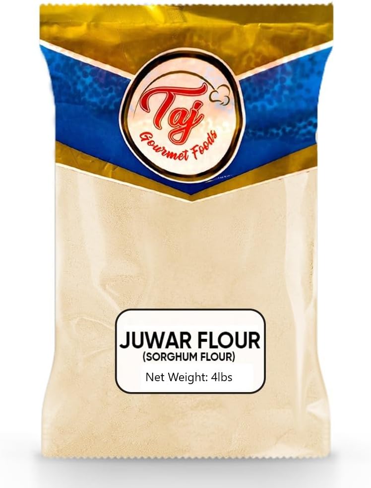 TAJ Premium Sorghum Flour Juwar Jowar Flour, 4-Pounds