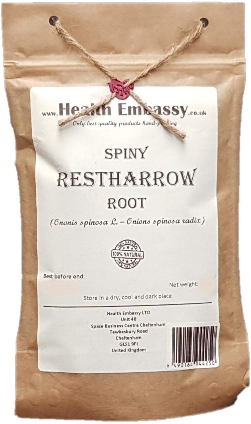 Health Embassy Spiny Restharrow Root | Ononis Spinosa L | Herbal Tea (100g)