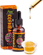 Copaiba Oil 30ml – 100% Pure & Natural, Steam Distilled from Wild-Harvested Copaifera Officinalis, for Skin Care, Massage & Aromatherapy