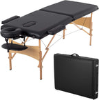 BestMassage Massage Bed Portable Massage Table 28 inch Wide Lash Bed Height Adjustable 2 Folding Spa Table with Non-Woven Bag for Spa Footmassage Facial CareSpa Tattoo