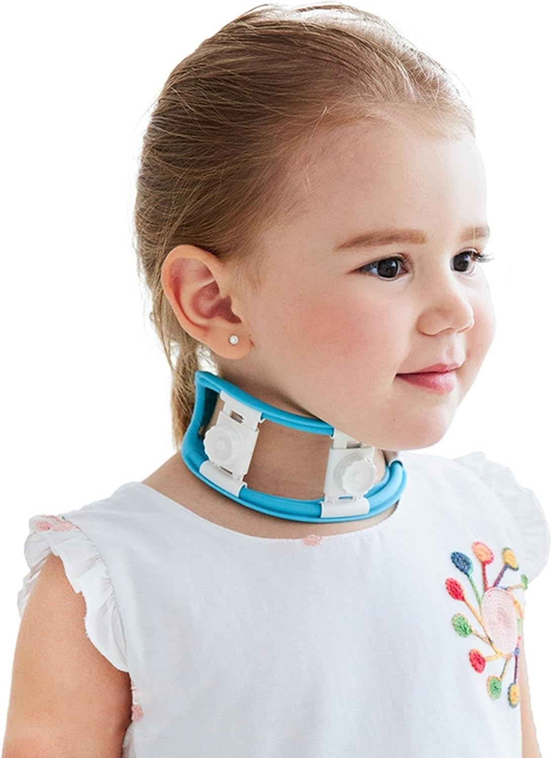 Children Neck Brace Cervical Collar, Adjustable Neck Support Brace for Sleeping, Relieves Neck Pain and Spine Pressure, Children Neck Collar for Injury Support
