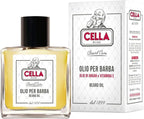 Cella Milano Beard Oil, 50 ml., Made in Italy, Shines, Conditions and Tames your Beard and Mustache.