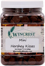 WinCrest Mini Unwrapped Kisses - 1.5 Lb Tub