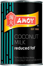 Amoy Coconut Milk Reduced Fat (400ml) - Pack of 6