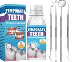 Temporary Tooth Repair Kit, Temporary Teeth Replacement Beads with 4 Shaping Tools, Dental Care Kit Fixing Broken Teeth, Regain Your Smile