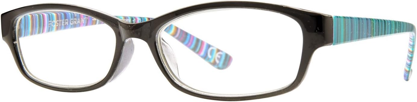 Foster Grant Blue Brianna Women's Reading Glasses with Case