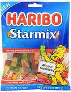 Haribo Starmix Gummi Candy, All Your Favorites, 4 Oz. Bag (One Bag)