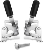 Heavy Duty Wheelchair Brakes Silver Wheel Locks Transport Chair Brake Drive Wheelchair Parts Universal Brake Replacement Parts for 7/8" Tubing, Side Mount Bolt on Style(1 Pair, Silver)
