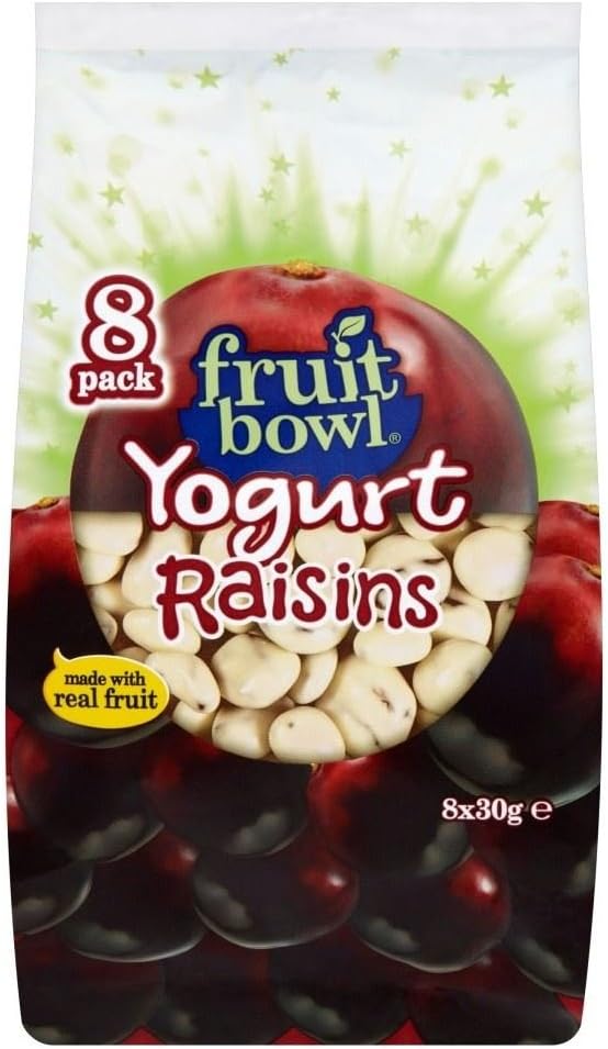Fruit Bowl Yoghurt Flakes Raisin (8x30g) - Pack of 6