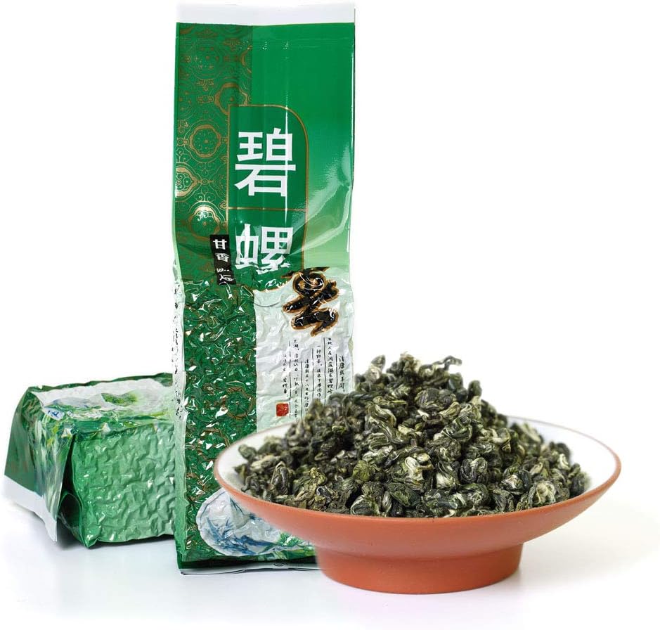 GOARTEA Biluochun Green Tea - 250g / 8.8oz Supreme Grade - Spring Suzhou Bi Luo Chun Tea - Loose Leaf Chinese Pi lo Chun - Snail Shape