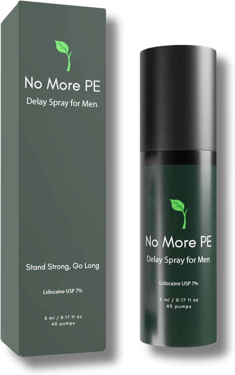 Desensitizing Delay Spray for Men 5 ml (40 Pumps), Unscented Climax Control Delay Spray with Improved Numbing Effect, Increases Men’s Time in Bed