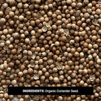 Frontier Co-op Organic Whole Coriander Seed, Certified Organic, Kosher, Bulk Spice | 16 Ounce (Pack of 1)