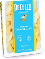 De Cecco Potato Gnocchi No. 401, 17.5 Oz (Pack of 4), Authentic Italian Dumplings, Made with Potatoes and Wheat Flour, Versatile Pasta for Sauces & Recipes, Made in Italy