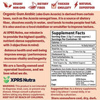 XPRS Nutra Gum Arabic Powder - Premium Acacia Gum Powder 4 Ounce - Food Grade Powdered Arabic Gum Arabic for Watercolor Paint - Arabic Gum for Baking and More