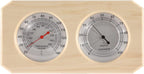 Dyna-Living 2 in 1 Sauna Wooden Sauna Hygrothermograph Indoor Fahrenheit Thermometer and Hygrometer for Hotel or Sauna Room