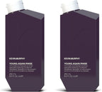 KEVIN.MURPHY YOUNG.AGAIN.RINSE - Moisturising Anti-Ageing Conditioner for Ageing, Dry, Damaged & Brittle Hair - Repair with Amino Acids - Sulphate & Paraben Free - 250 mL / 8.4 fl oz (Pack of 2)