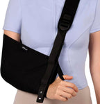Arm Sling for Shoulder, Wrist, Elbow Injuries, Breathable and Adjustable Shoulder Immobilizer Sling for Men and Women with Thumb Loop, Support for Rotator Cuff Tear, Left or Right Arm