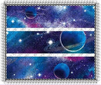 Outer Space Galaxy Solar System cake side Strips Edible Icing Image 3 strips per sheet