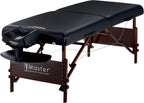 Master Massage Del Ray Pro 30" Portable Massage Table, 750lbs Capacity, Black