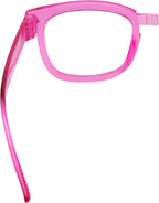 Eyekepper (Must Buy Both Eye) Metalless Reading Glasses Different Strength Each Eye Rose Red-Left Eye+1.00