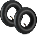 2.80/2.50-4 Inner Tube 2.80-4 2.50-4 Replacement Tire Tubes with Bent Valve Stem for Wheelbarrows, Scooters, Hand Trucks, Lawn Mowers, Dollies - 2 Pack