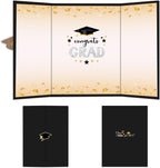 Black Graduation Signature Board - Class Of 2026 You Did It - 18"X12" Grad Guest Book Alternative For College & High School Students, Congrats Graduate Gift, Party Supplies & Decorations - A06