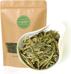 GOARTEA - Dragon Well Longjing Green Tea - 100g / 3.5oz Premium Grade - West Lake Dragonwell Green Tea - Loose Leaf Chinese Spring Xihu Long Jing