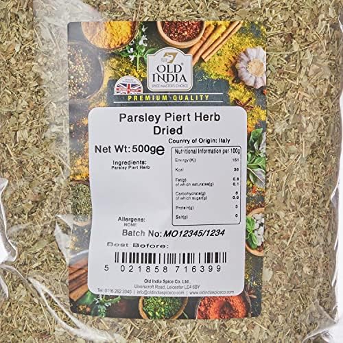 Old India Parsley Piert Herb Dried 500 g