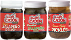 Ragin' Cajun Flavorful Charcuterie Condiment Trio - 1 Jalapeño Relish 15 oz, 1 Jalapeño Slice 14 oz, 1 Spicy Pickle 12 oz, Authentic Louisiana Variety Pack