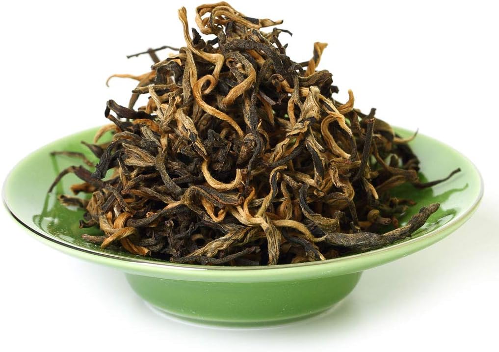 GOARTEA Dianhong Black Tea - 2Pcs 250g / Total 17.6oz Premium Grade - Chinese Yunnan Fengqing Dian Hong Black Tea - Dianhong Loose Leaf