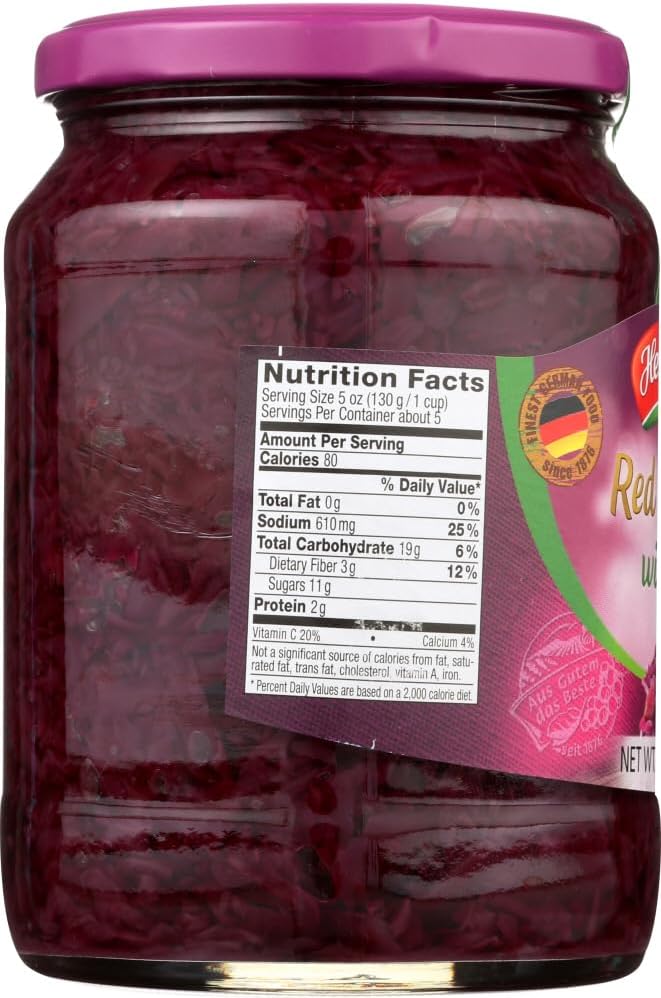 Hengstenberg Red Cabbage with Apples 24 oz (Pack of 3) 3