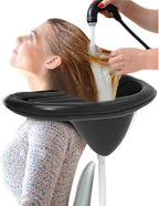 Inflatable Rinse Hair Wash Basin Fold Adjustable with Drainage,Hair Washing Sink,Portable Hair Shampoo Basin,for Bedridden, Children, Pregnant Women, and Patients at Home (Style4)