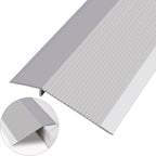 Aluminum Floor Transition Strip, Threshold Reducer for Doorway Ramp Tiles Laminate Planks, Bridge The Height Gap Between 0.3-1.6 inches (2.9 ft x 3.9 in, Matte Silver)