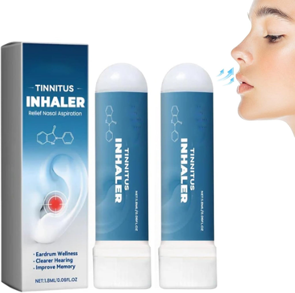 Earscalm Nasal Aspiration, Earscalm for Tinnitus, Earscalm Inhaler, Earscalm Tinnitus Nasal Aspiration, Techsilen for Tinnitus, Tinnitus Inhaler, Tinnitus Relief for Ringing Ears (2 pcs)