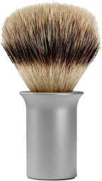 SUPPLY Silvertip Synthetic Shaving Brush for Men – Dense Synthetic Fibers, Thick Lather, Classic Matte