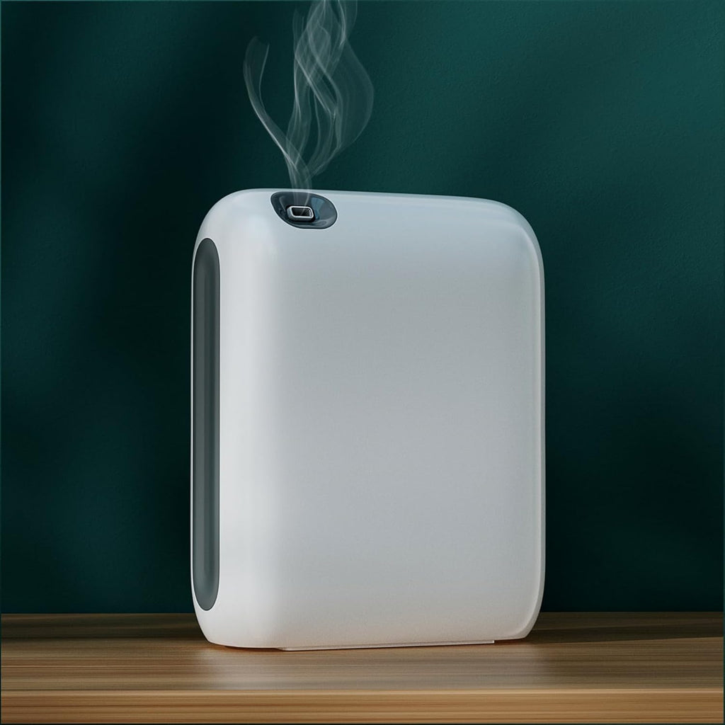 Smart 200ml Waterless Essential Oil Diffuser, 1500 sq.ft Coverage Scent Air Machine for Home, Portable Scent Diffuser, Wall Mounted Cold Air Scent Diffusers for Home Large Room Hotel Office