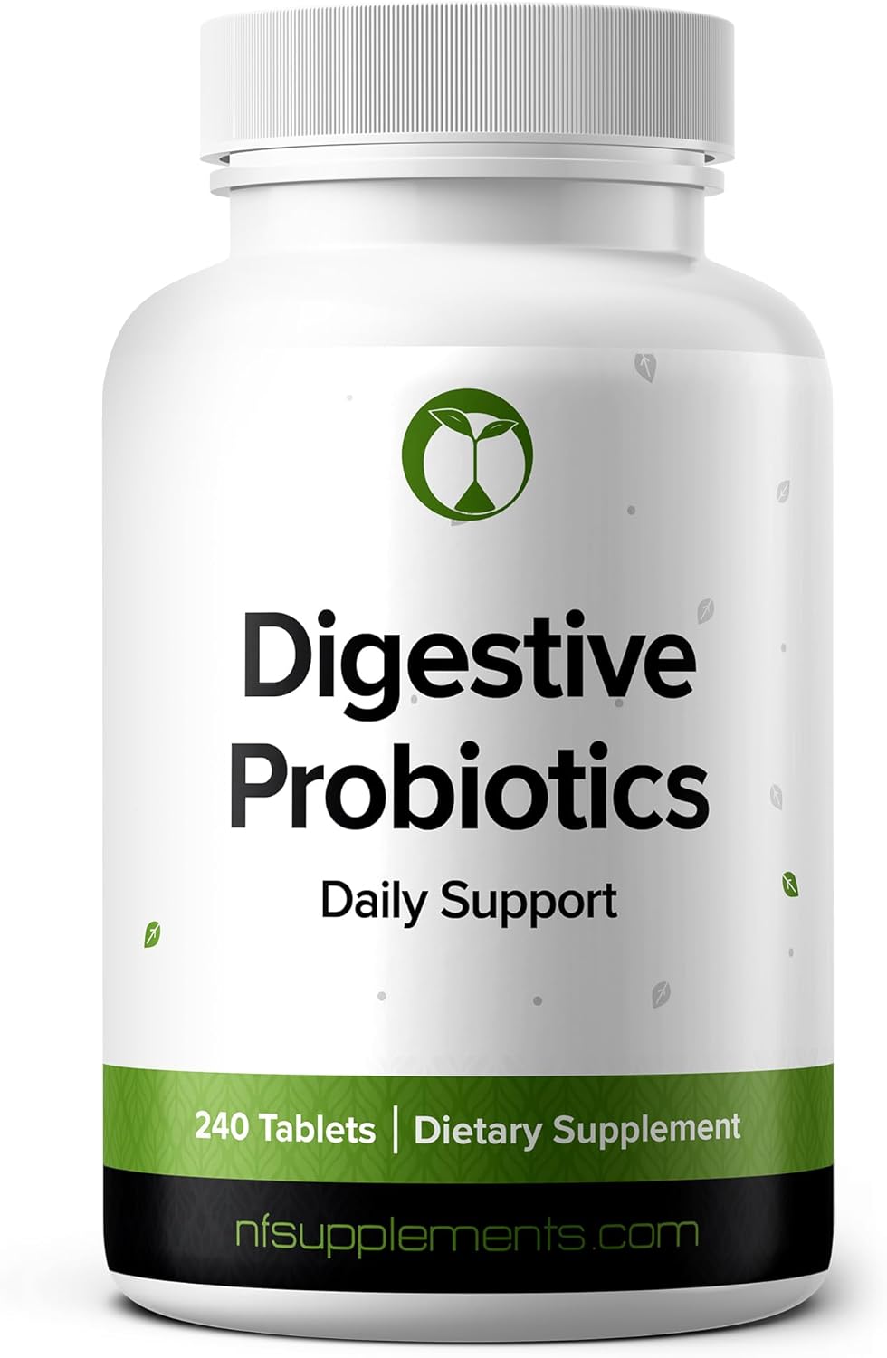 Natural Foundation Supplements Probiotics for Digestive Health Supports Bloating & Regularity Supplement 240 Tablets 3 Billion CFU (240, Digestive Probiotics)