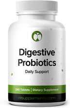 Natural Foundation Supplements Probiotics for Digestive Health Supports Bloating & Regularity Supplement 240 Tablets 3 Billion CFU (240, Digestive Probiotics)