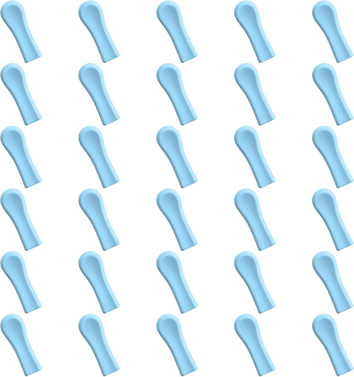 Ear Wax Removal Replacement Tips for Ear Camera, 30 Pieces Replacement Tips Ear for Wet/Dry Ear Wax Cleaning - Ear Spoons Accessories Set for Teens Adults Ear Wax Removal Endoscope