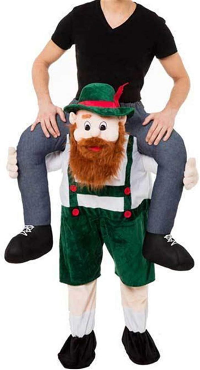 Men's German Bavarian Oktoberfest Costume Set, Ride on Beer Costume for Adults Halloween and Beer Festival