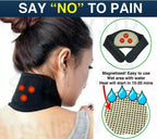 Neck Brace,Neck Support Brace Neck Pain Relief Strap Self Heated Natural Physical Therapy Healing Neck Wrap for Men Women Flexible Cervical Collar Neck Pain Relief Stiffness Travel Brace