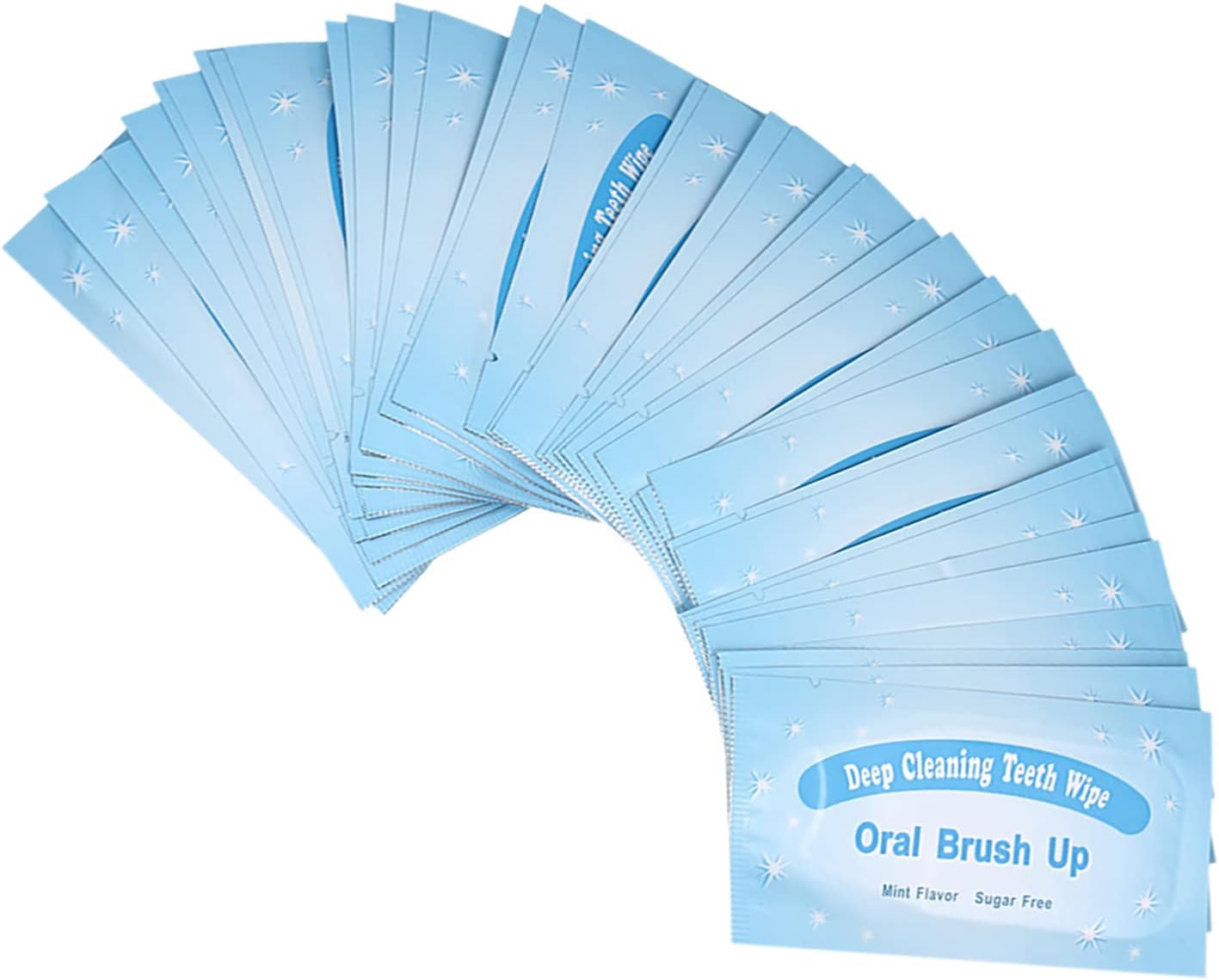 Mint-Flavored Oral Finger Wipes Teeth whitening Wipes Oral Cleaning Wipe (50 Pcs)