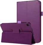 Slim Case for Tab A 8.0 2019 Without S Pen Model SM-T290, Premium PU Leather Folding Stand Cover Case for Samsung Galaxy Tab A 8.0 Inch 2019 Tablet (Model SM-T290/SM-T295), Purple
