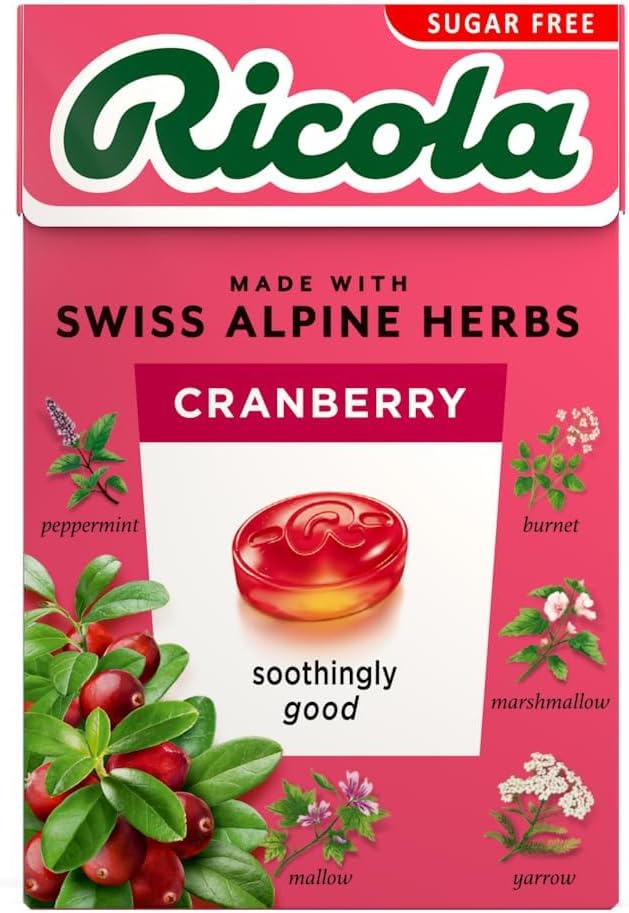 Ricola Cranberry Sugar Free 45g