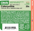 OLLOIS Colocynthis 30c Organic, Lactose-Free, Vegan, Homeopathic Medicine, 80 Pellets (Pack of 1)