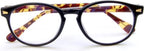 IB The Actor BIFOCAL Unisex Round Reading Glasses, Readers for Men and Women, Black and Tortoise +1.25